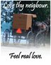 Love your neighbors Christian greeting cards